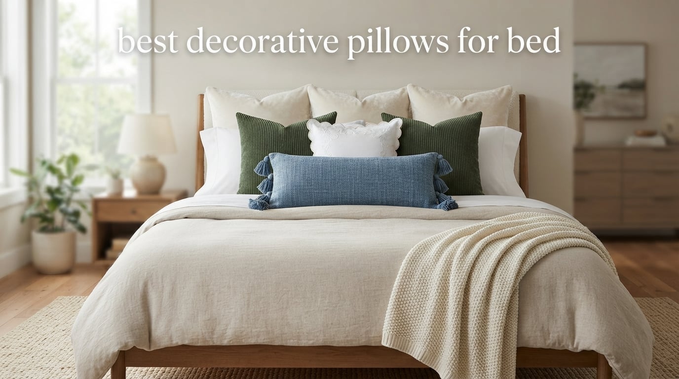 best decorative pillows for bed