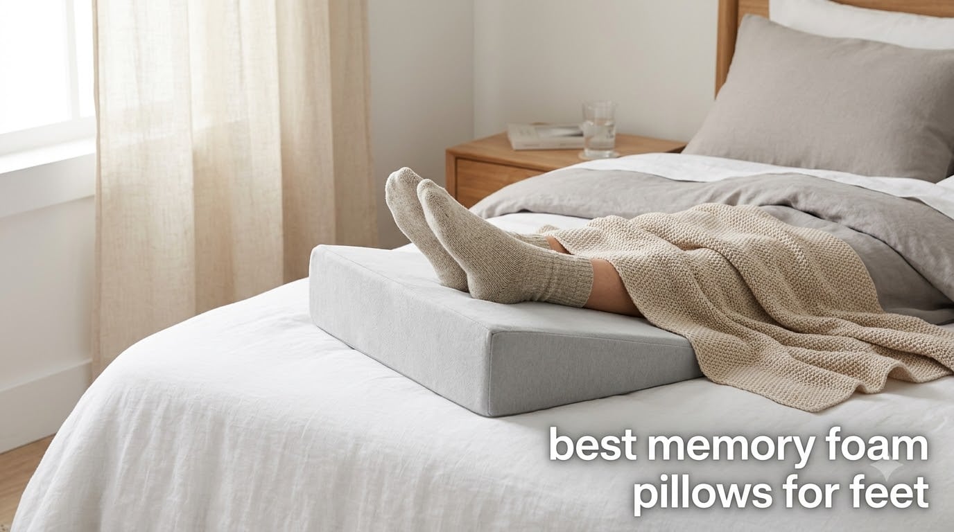 best memory foam pillows for feet
