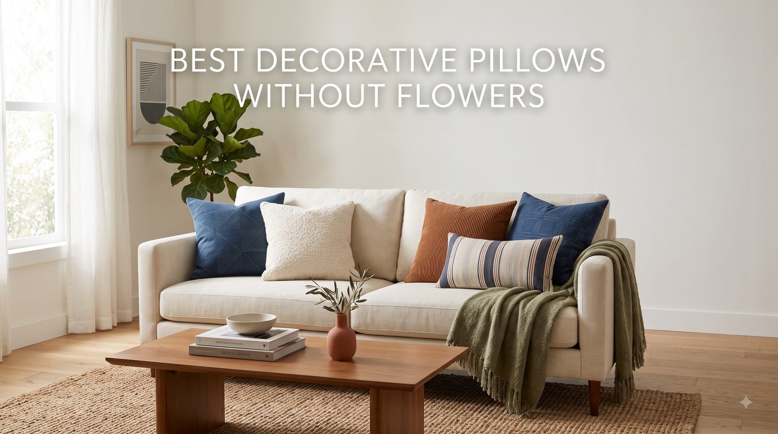 best decorative pillows without flowers