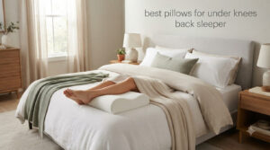 best pillows for under knees back sleeper