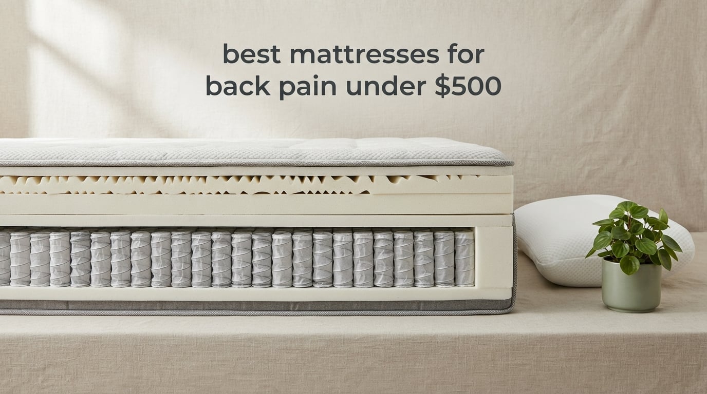 best mattresses for back pain under $500