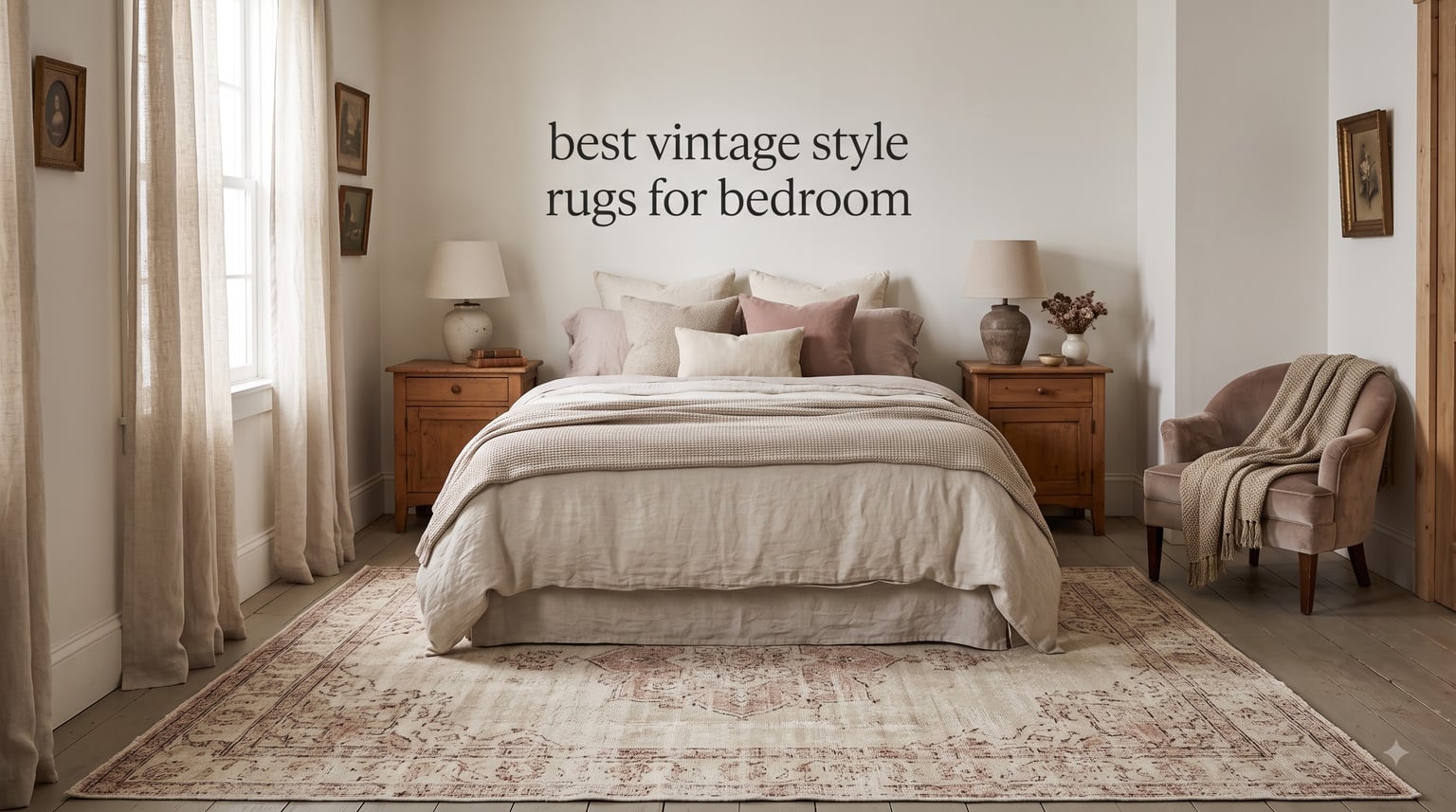 best vintage style rugs for bedroom
