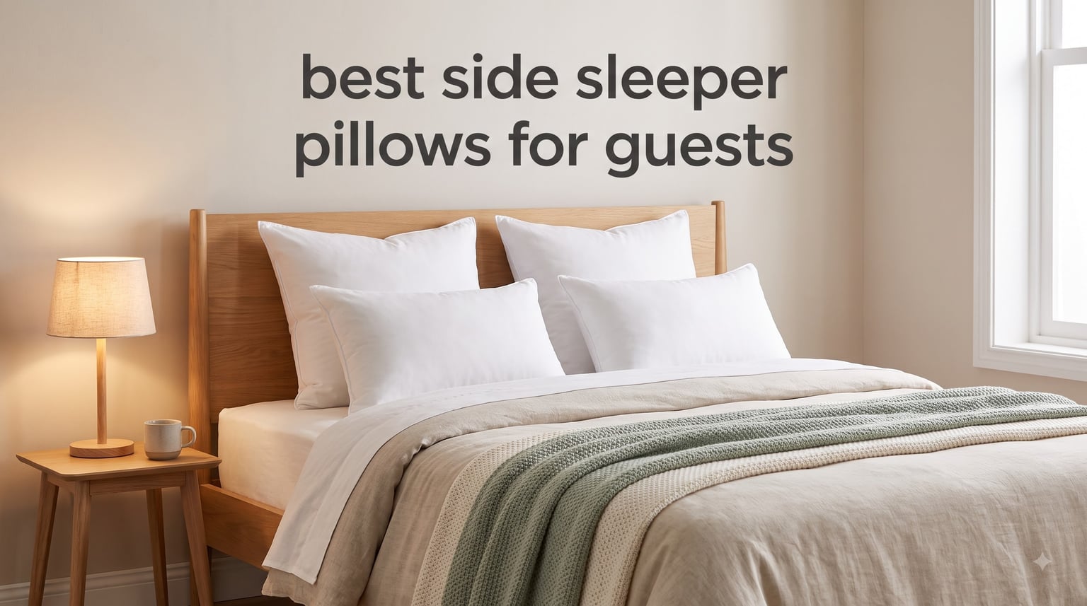 best side sleeper pillows for guests