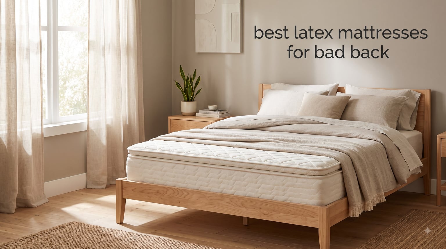 best latex mattresses for bad back