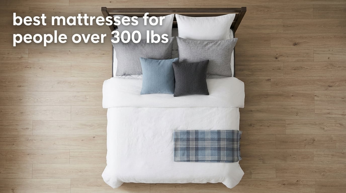 best mattresses for people over 300 lbs