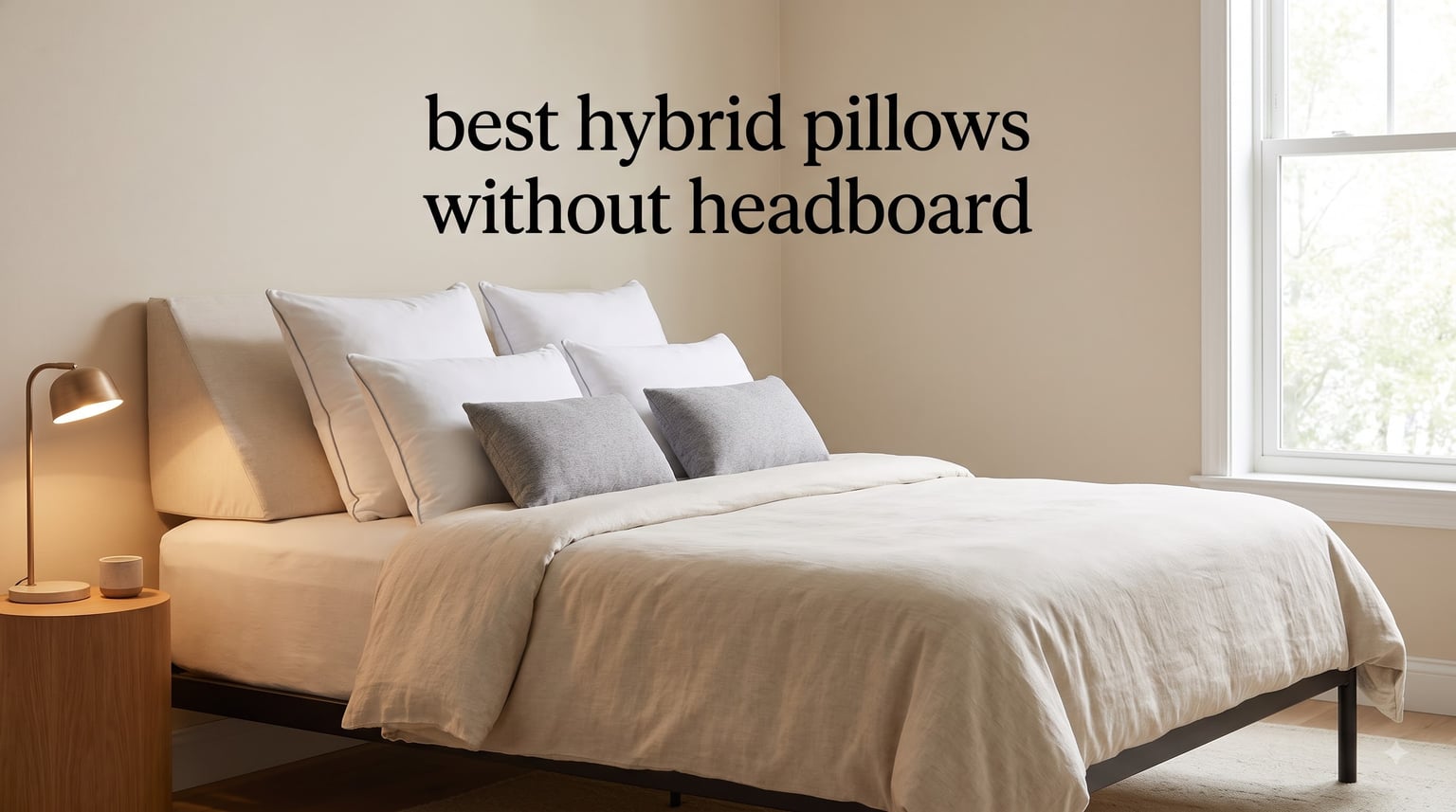 best hybrid pillows without headboard