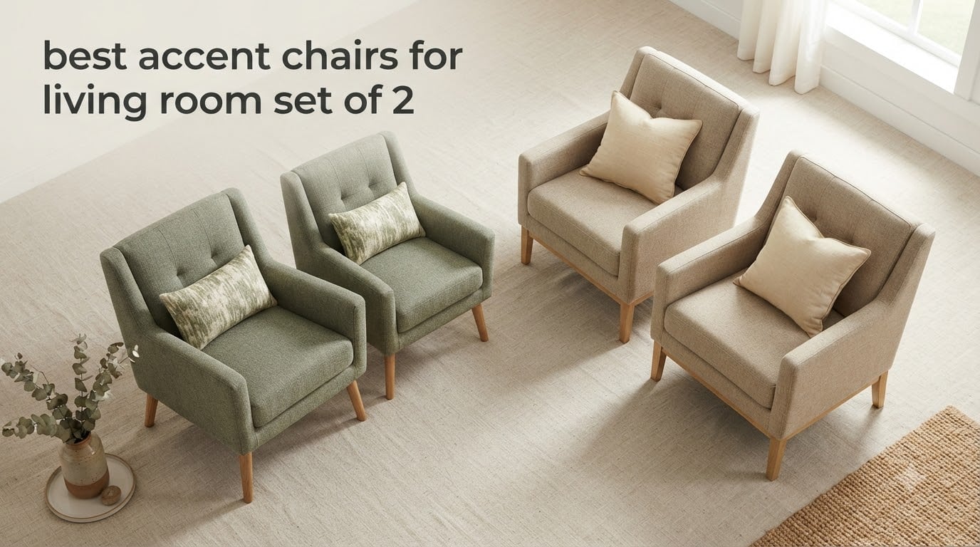 best accent chairs for living room set of 2