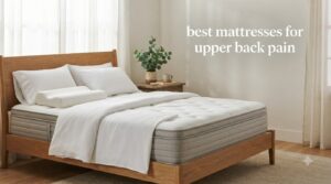 best mattresses for upper back pain