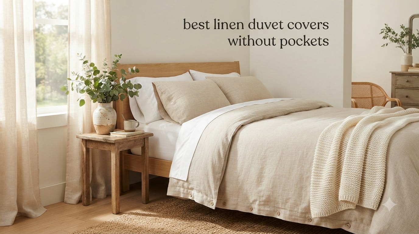 best linen duvet covers without pockets