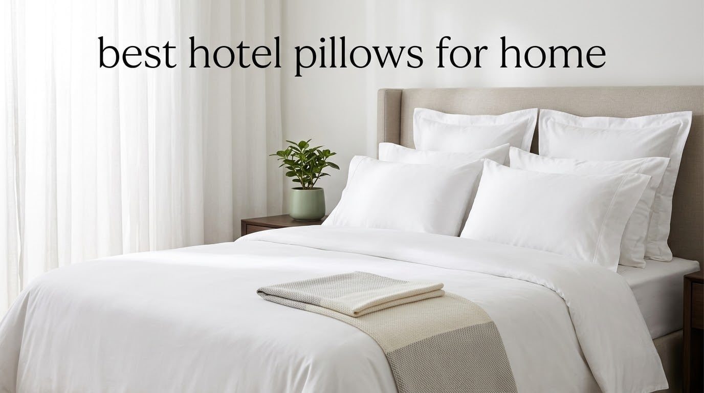 best hotel pillows for home