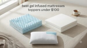 best gel infused mattresses toppers under $100