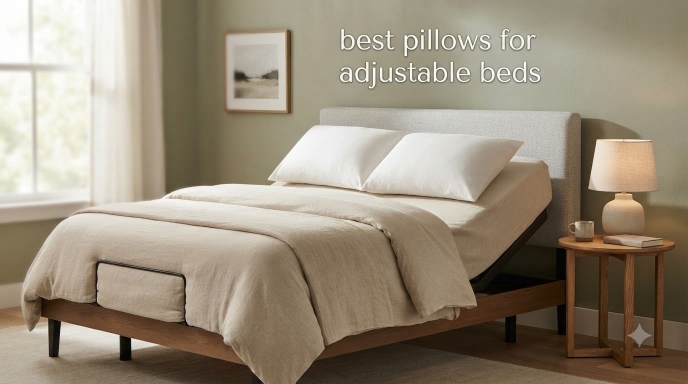 best pillows for adjustable beds