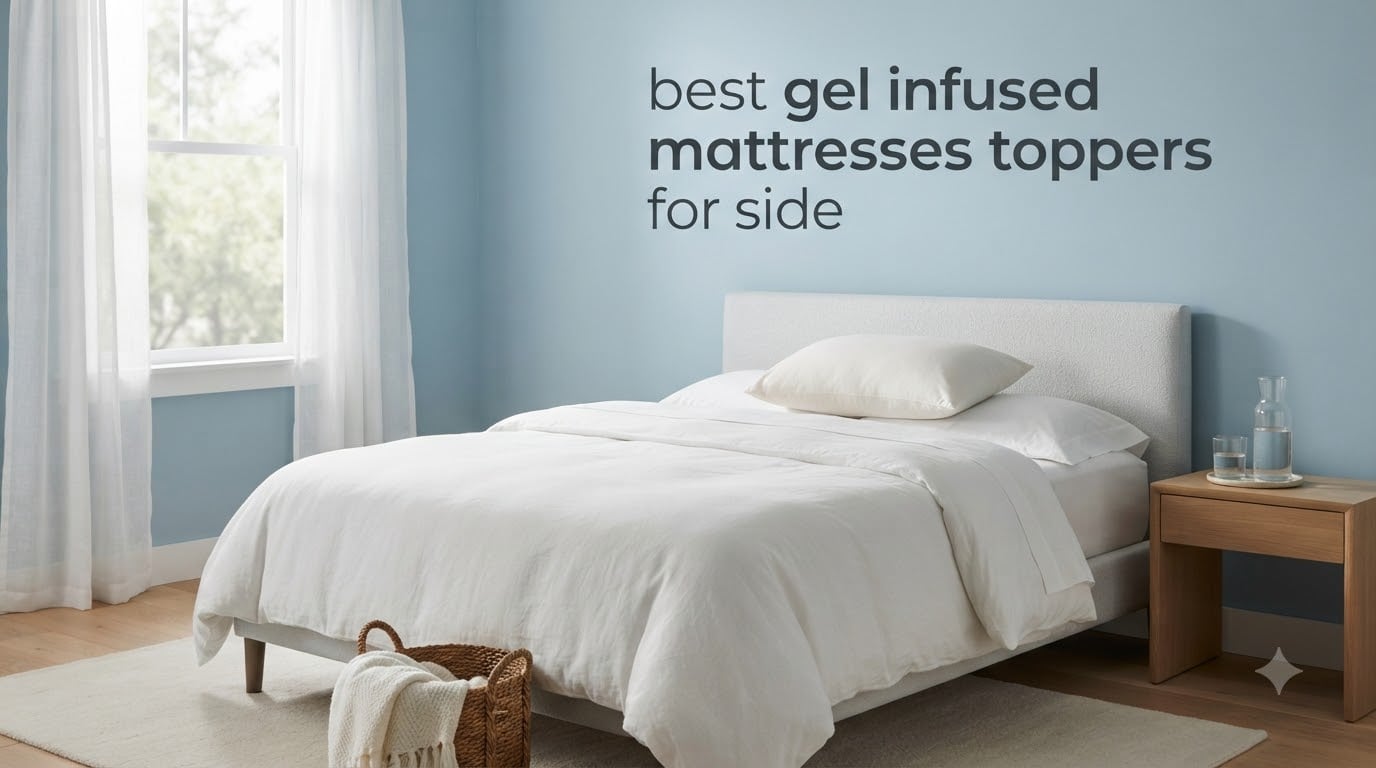 best gel infused mattresses toppers for side