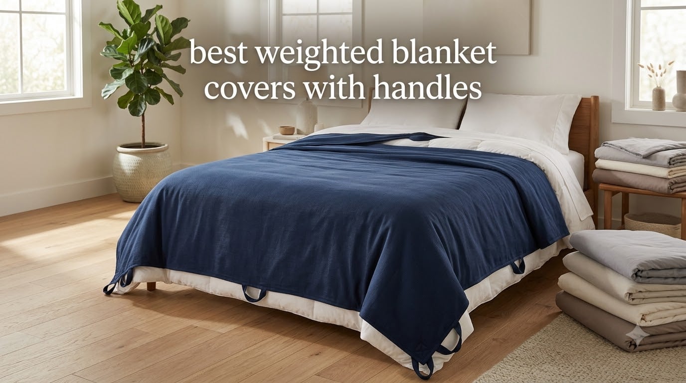 best weighted blanket covers with handles