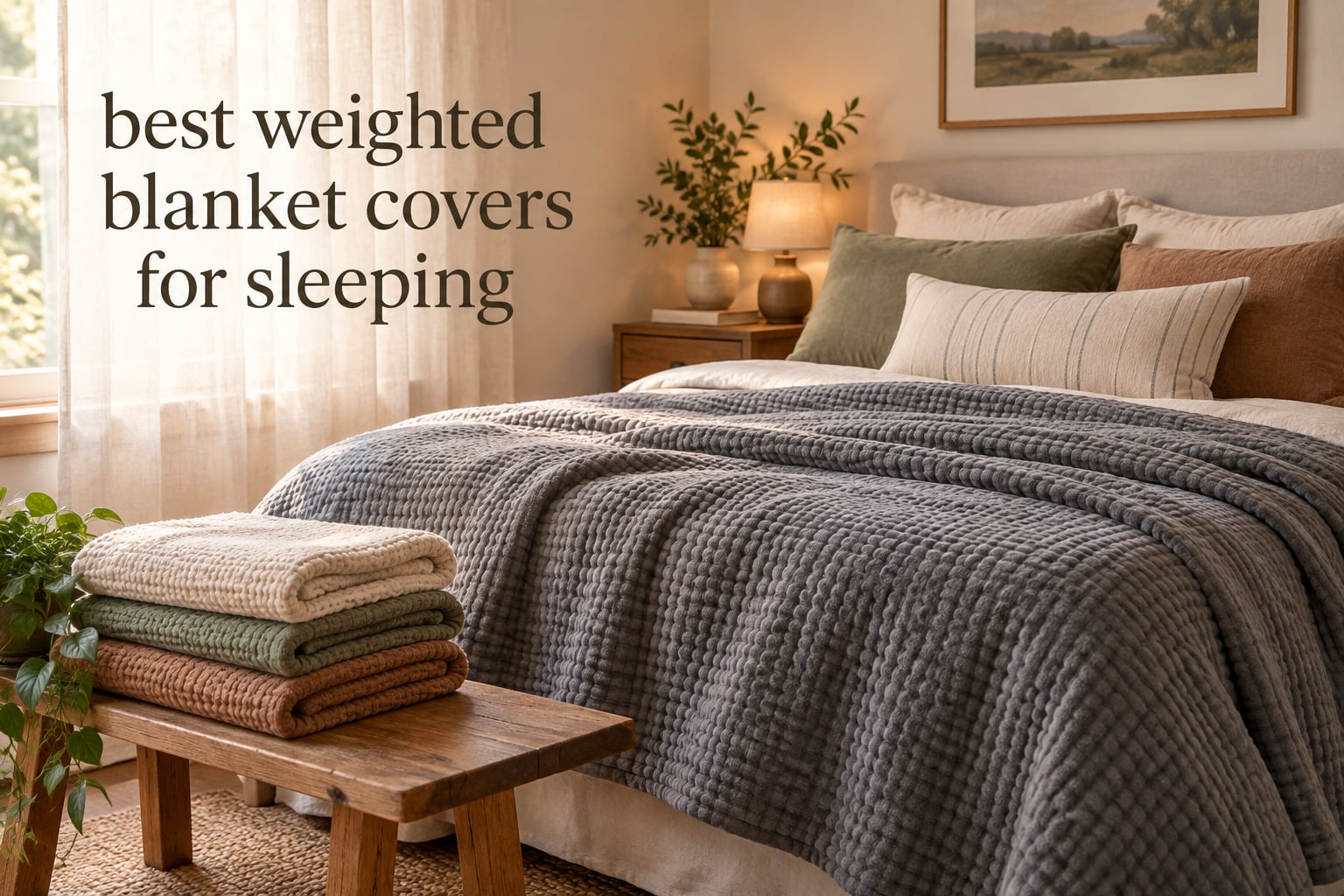 best weighted blanket covers for sleeping