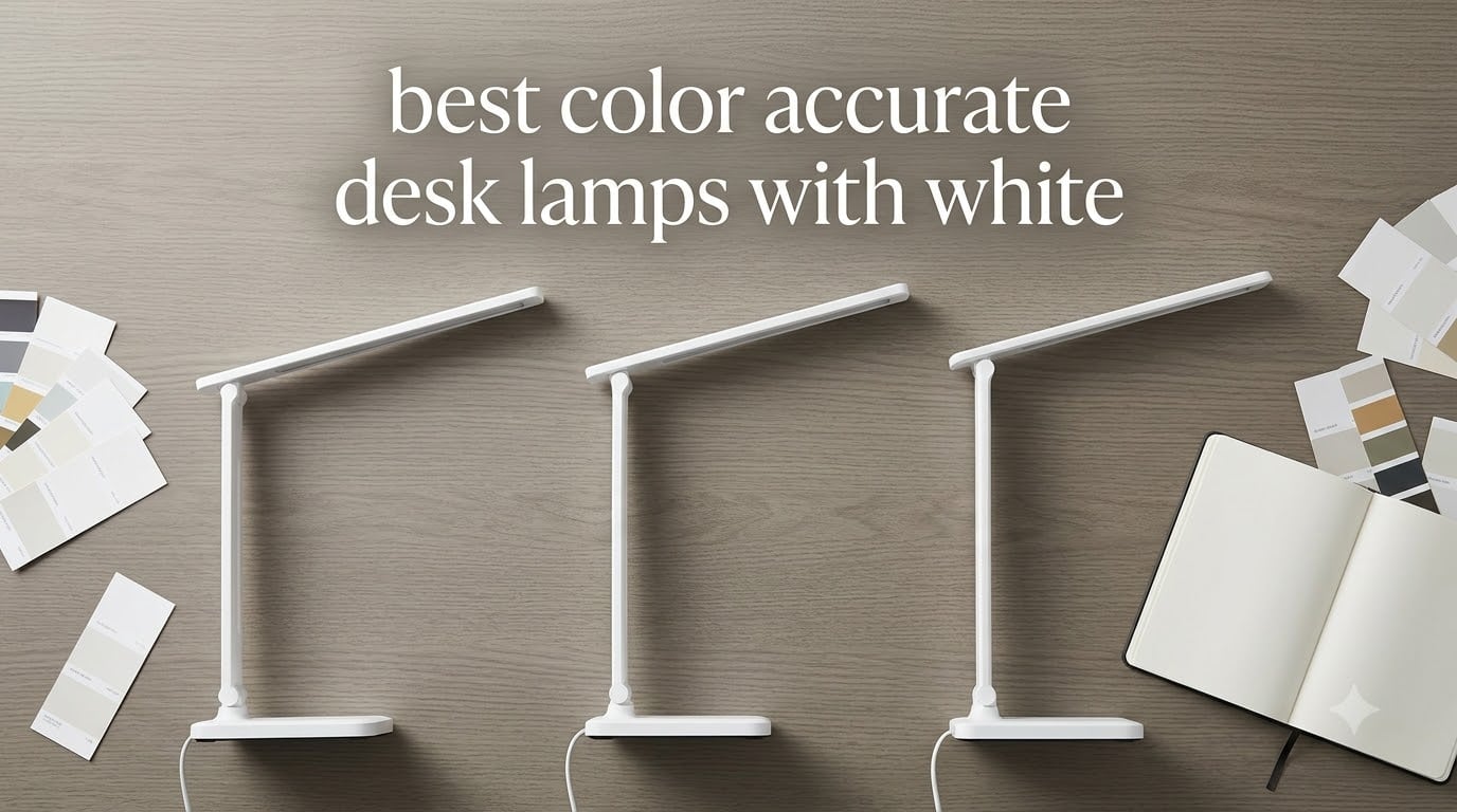 best color accurate desk lamps with white