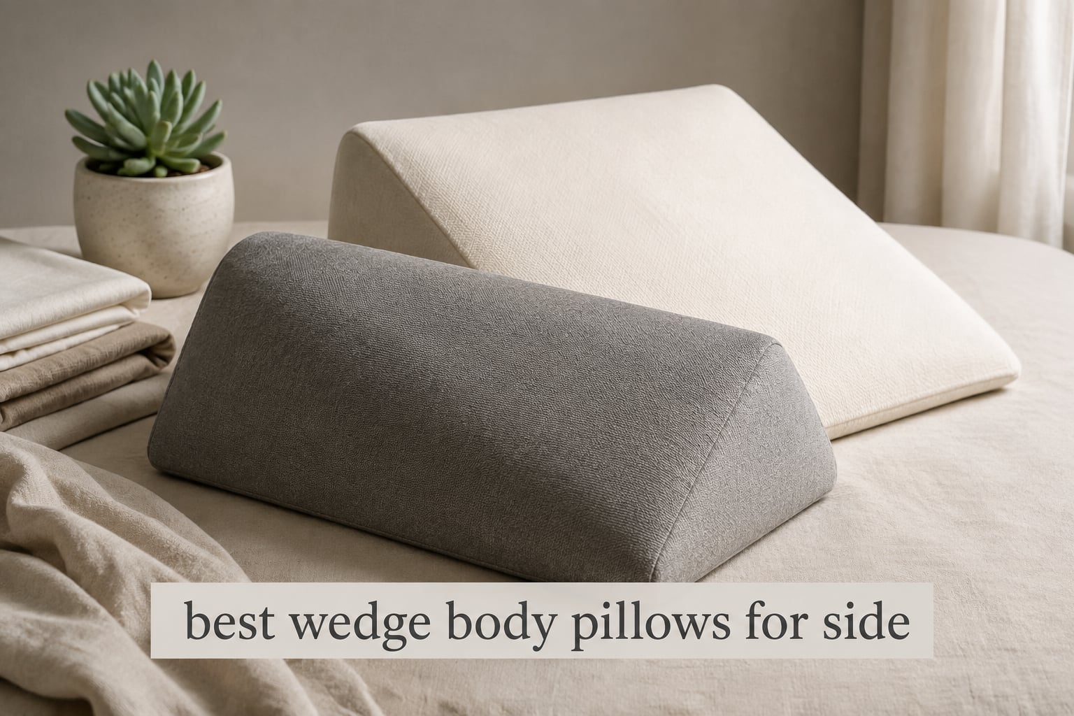 best wedge body pillows for side