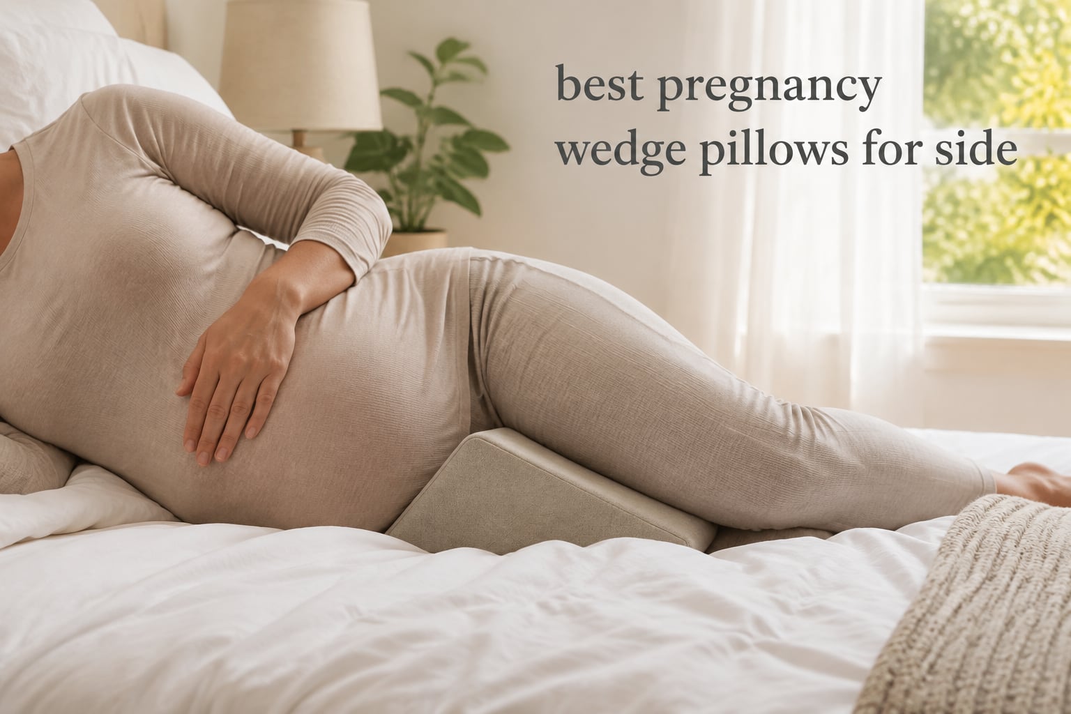 best pregnancy wedge pillows for side