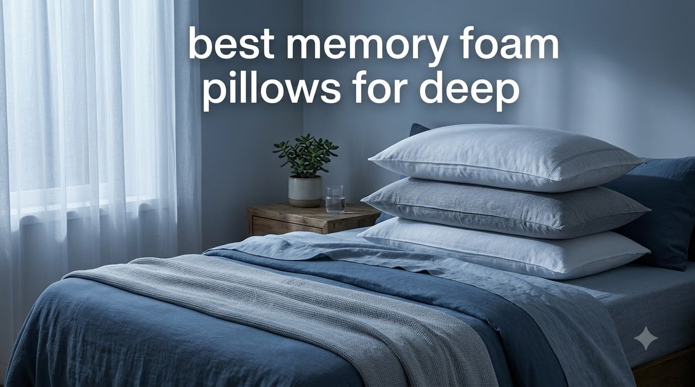 best memory foam pillows for deep