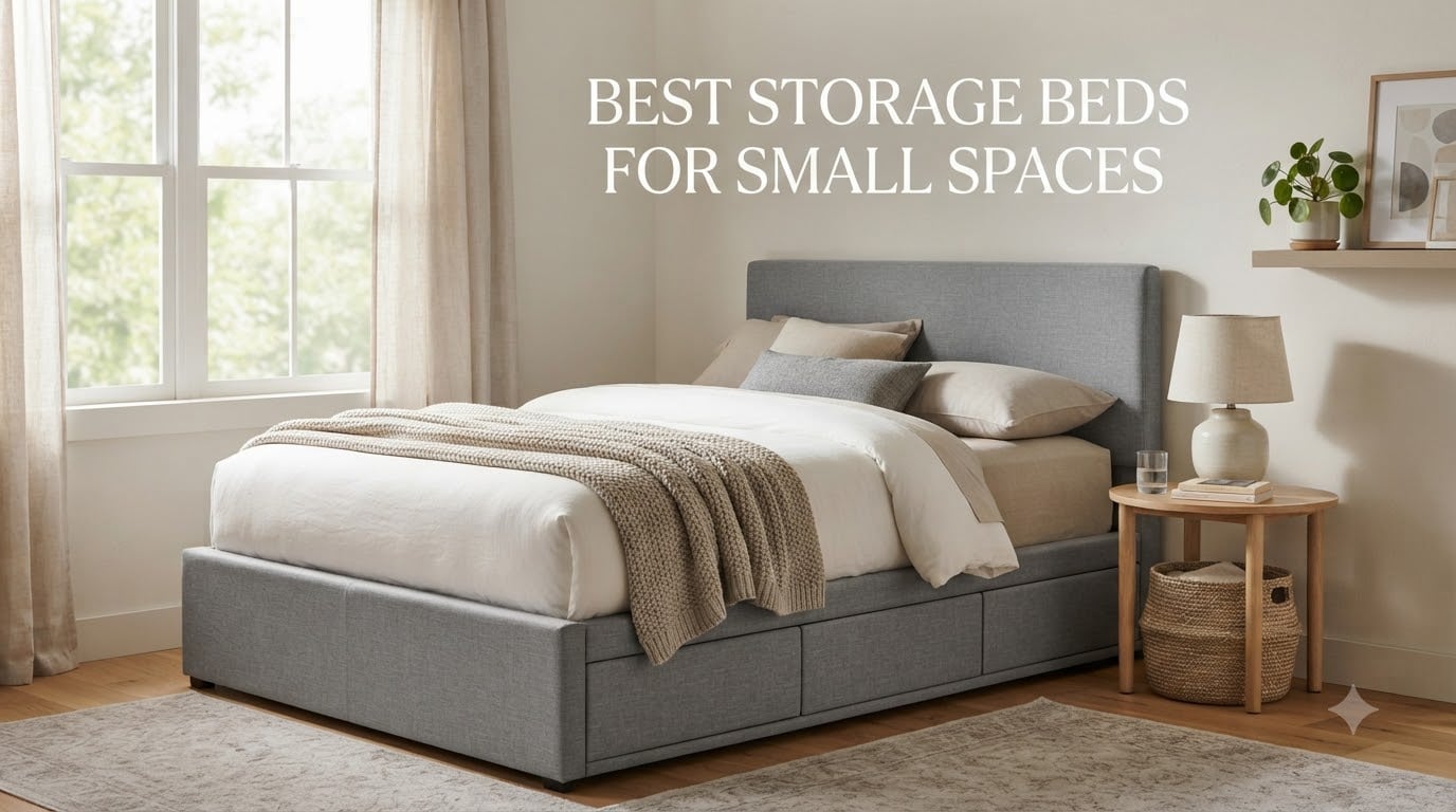 best storage beds for small spaces
