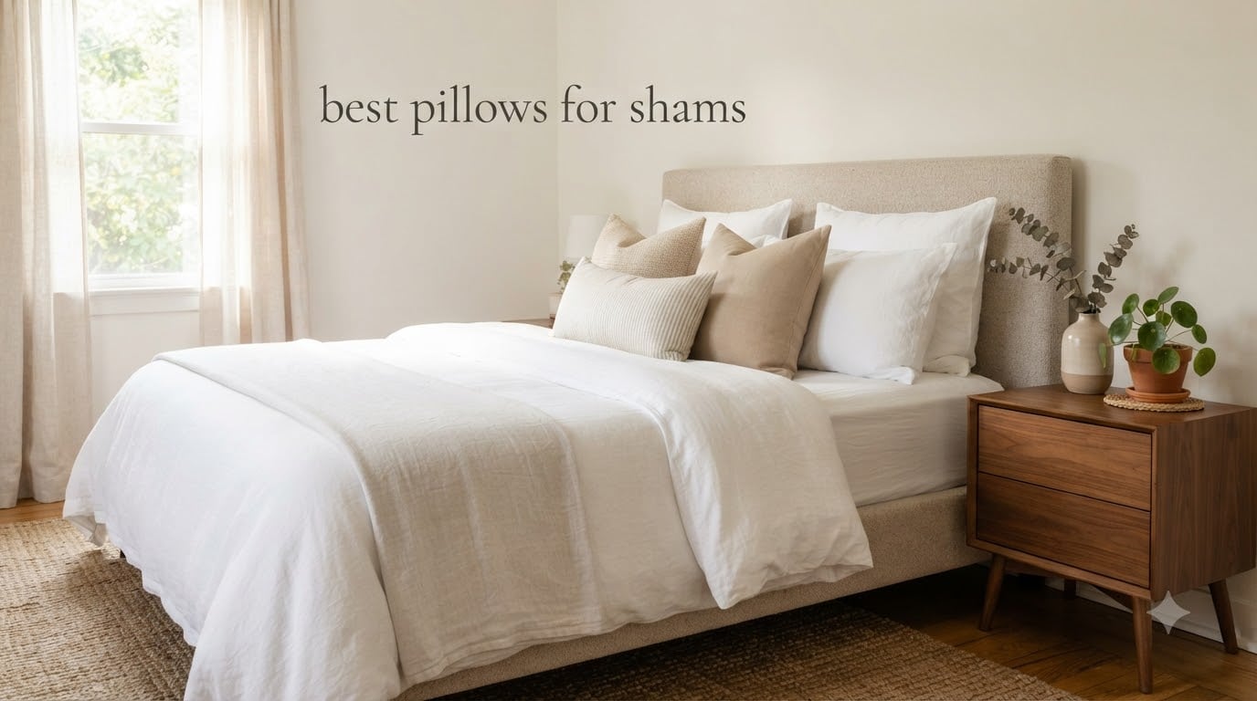 best pillows for shams