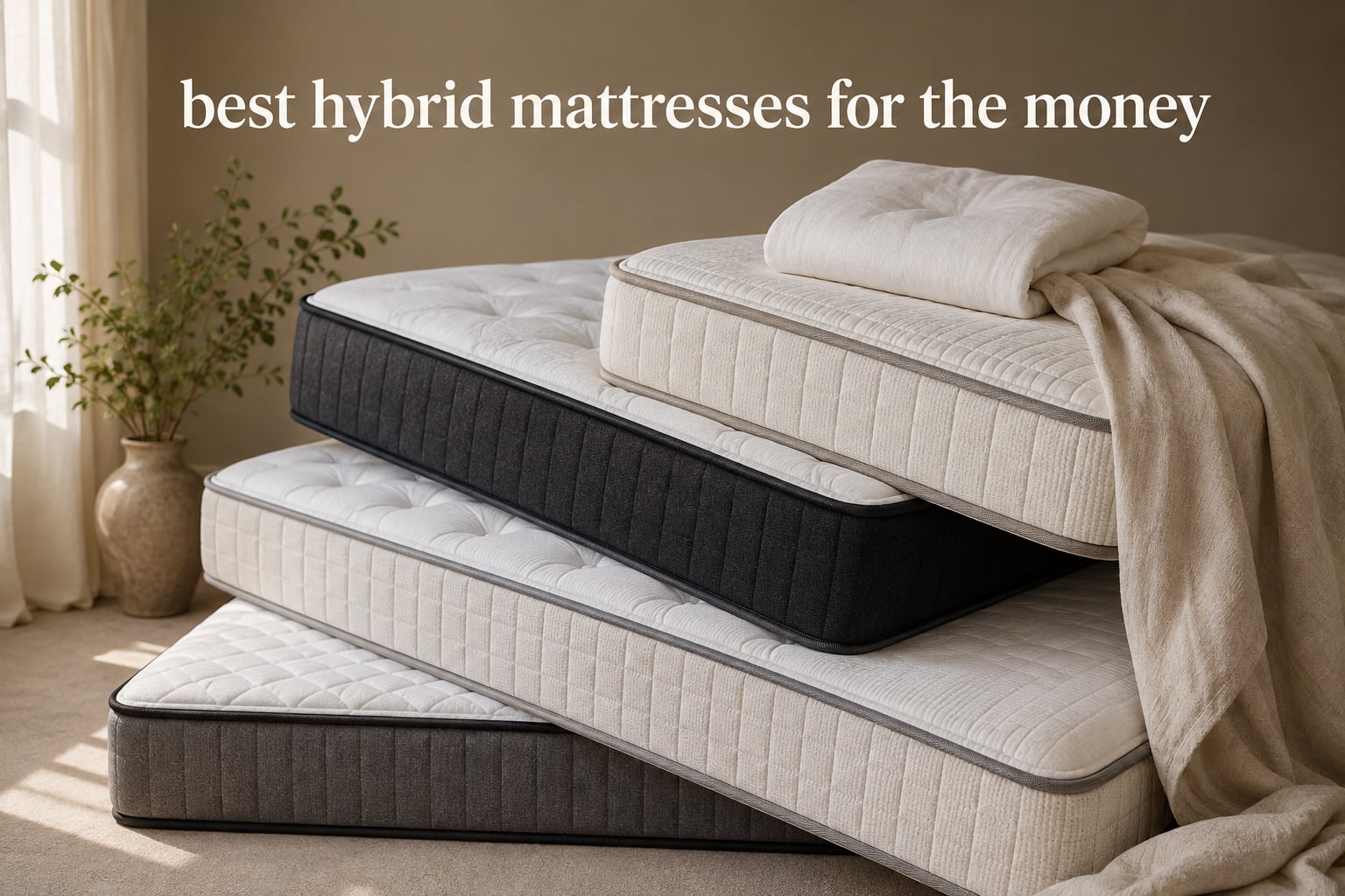best hybrid mattresses for the money