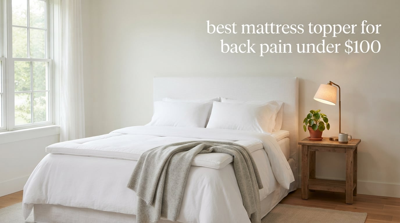 best mattresses topper for back pain under $100
