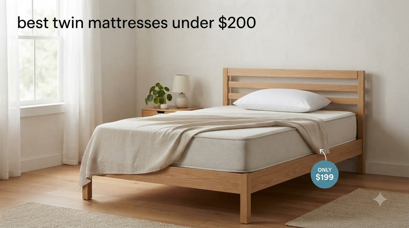 best twin mattresses under $200