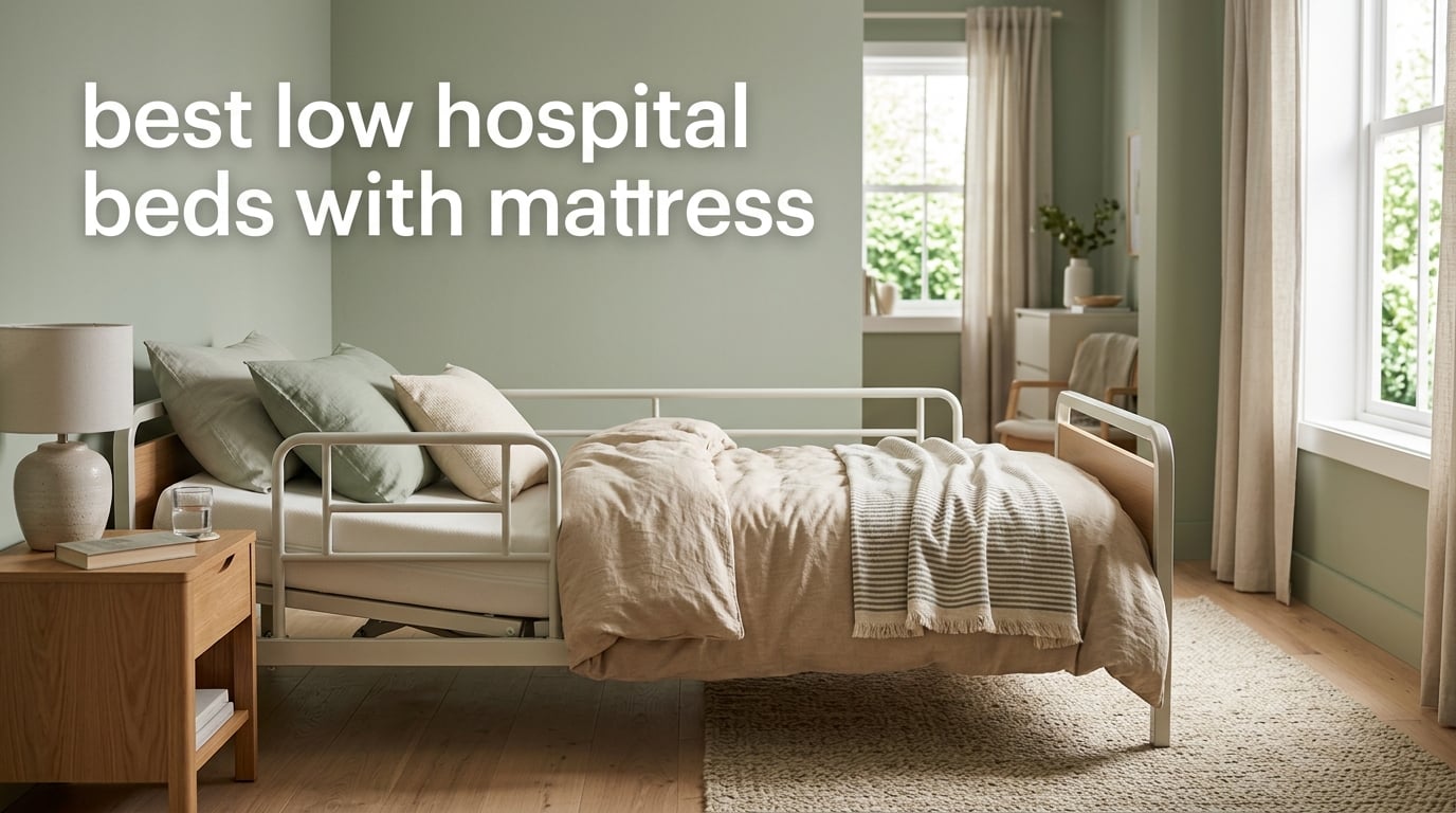 best low hospital beds with mattress