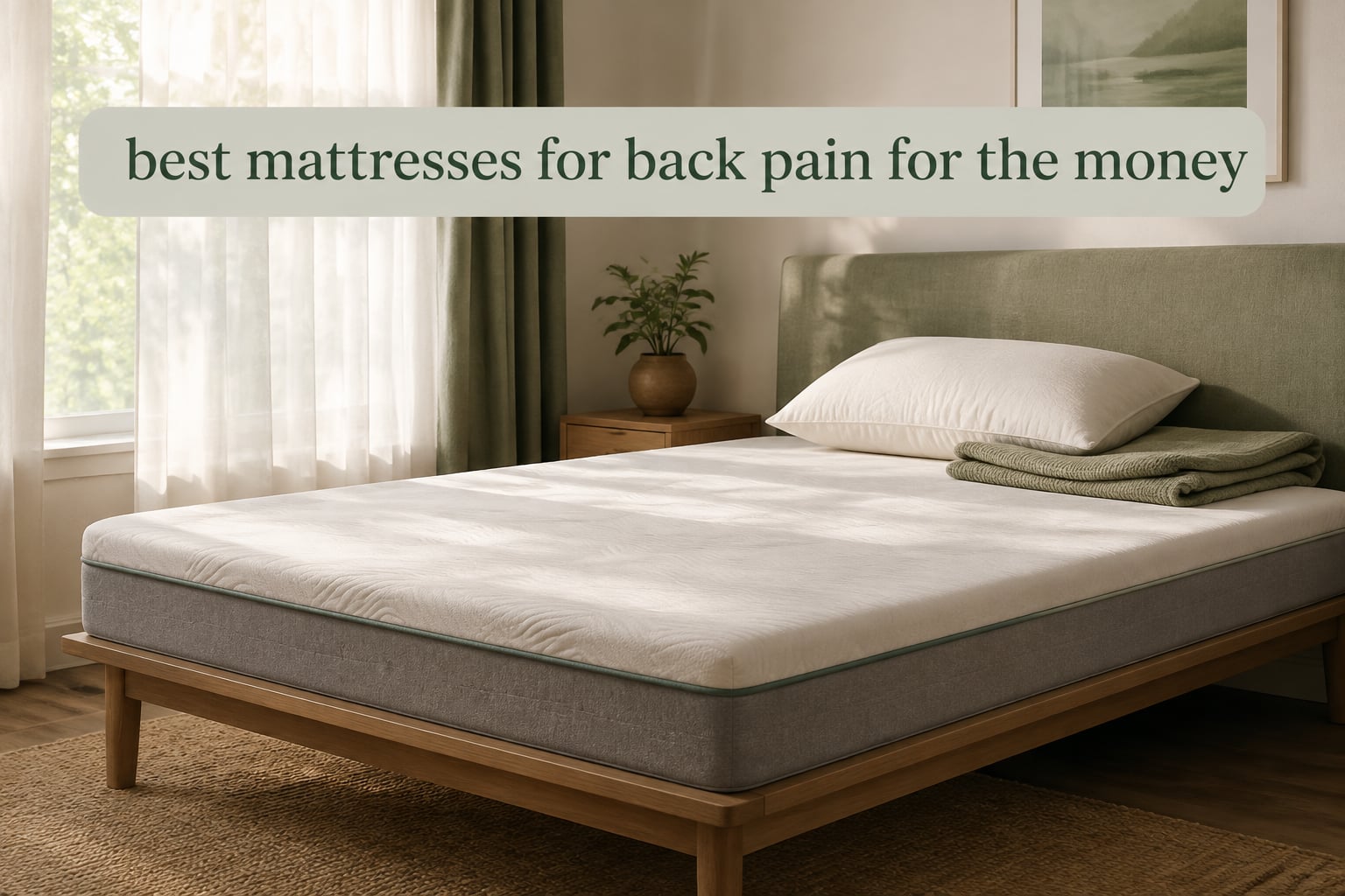 best mattresses for back pain for the money