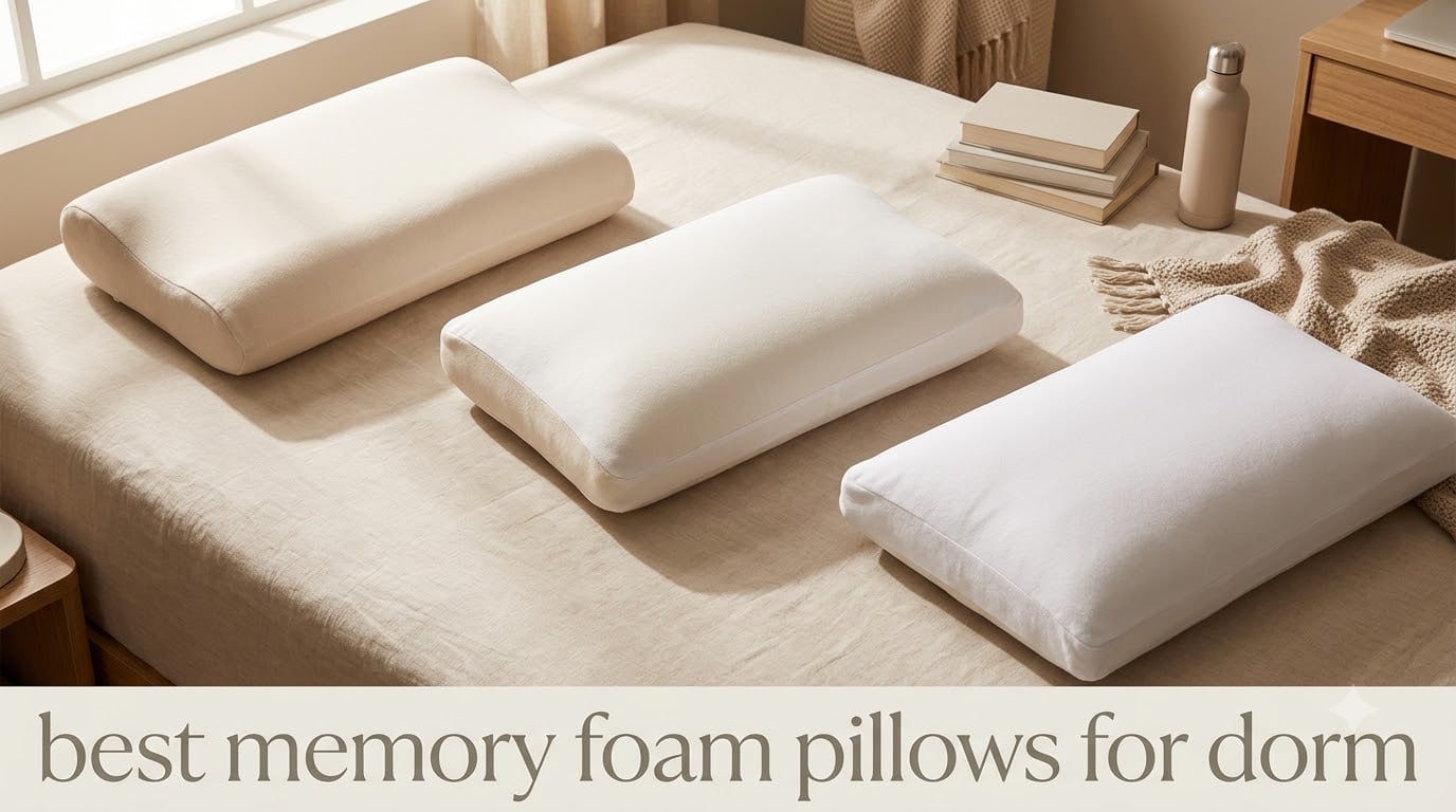 best memory foam pillows for dorm
