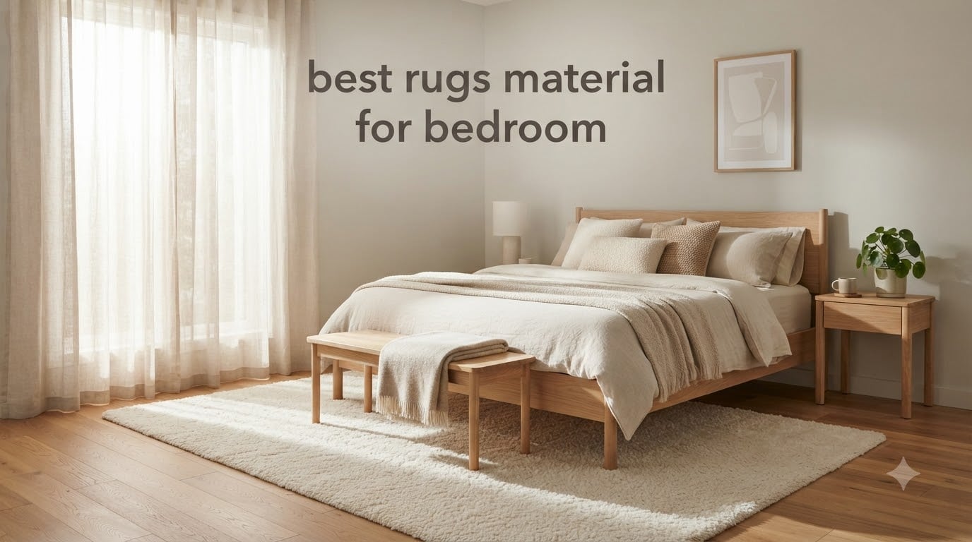 best rugs material for bedroom