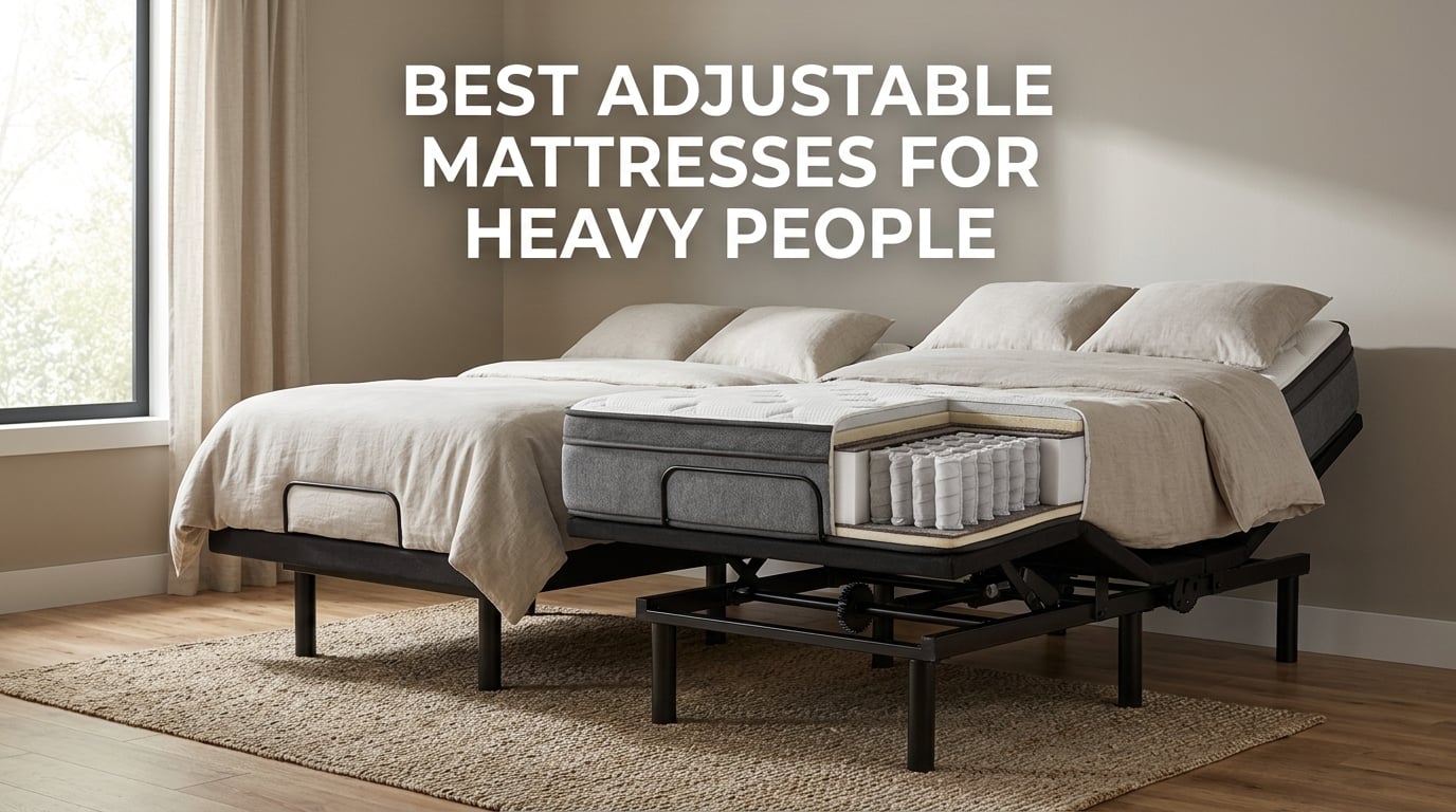 best adjustable mattresses for heavy people