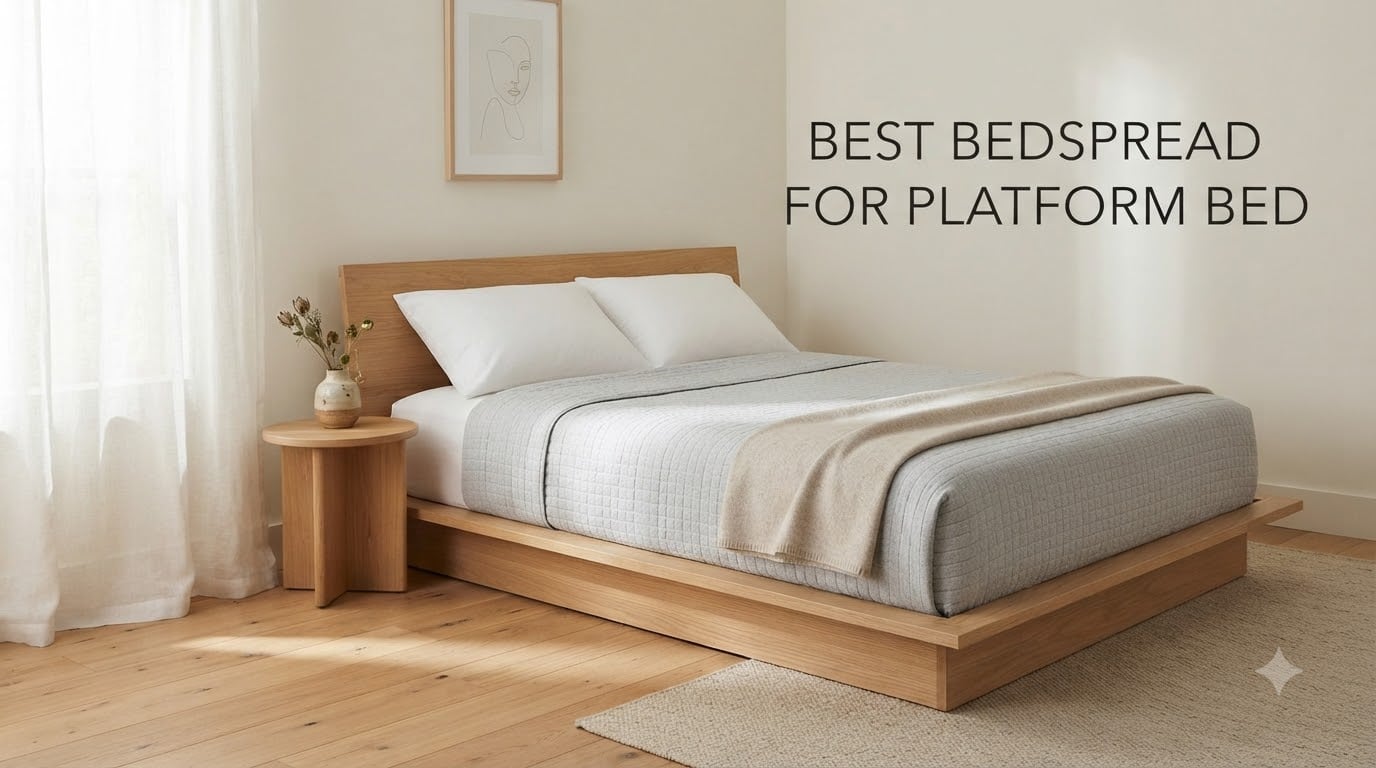 best bedspread for platform bed
