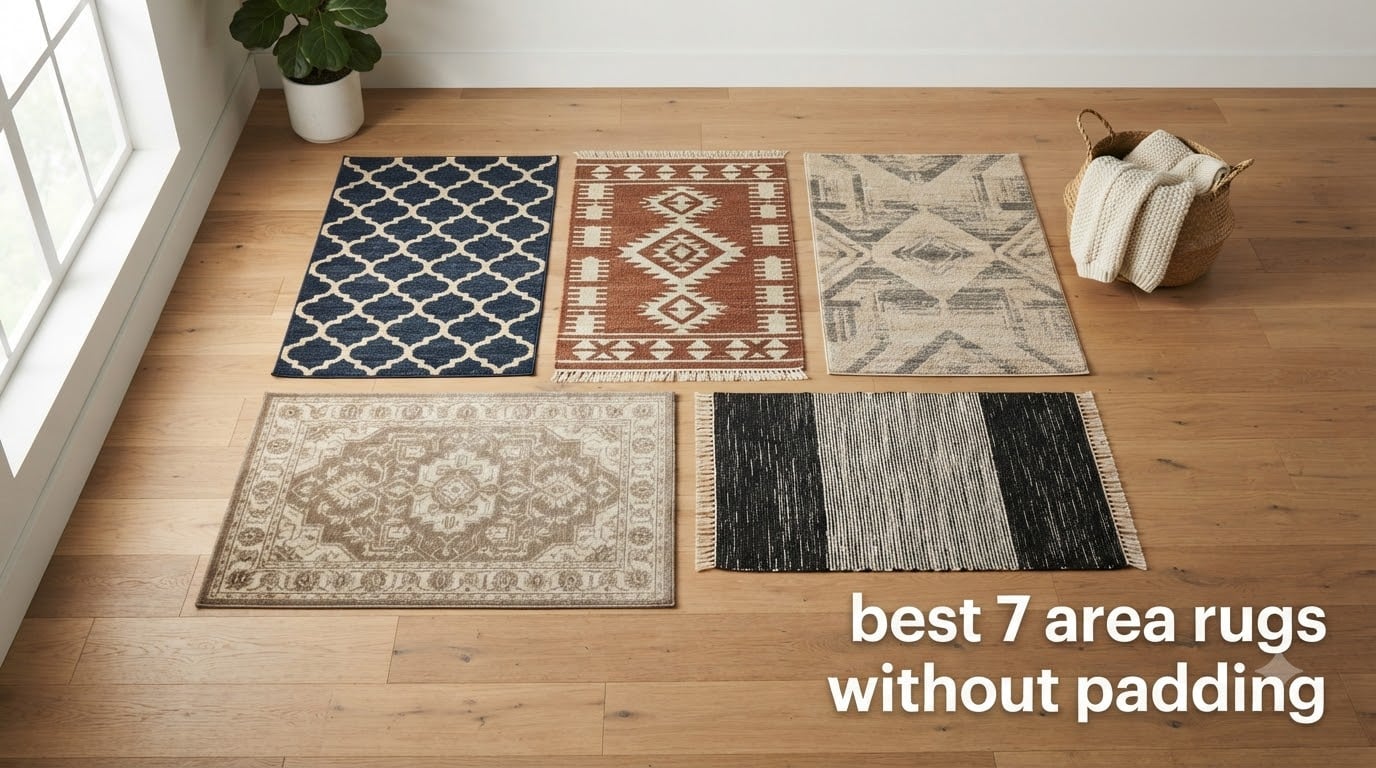 best 5 7 area rugs without padding