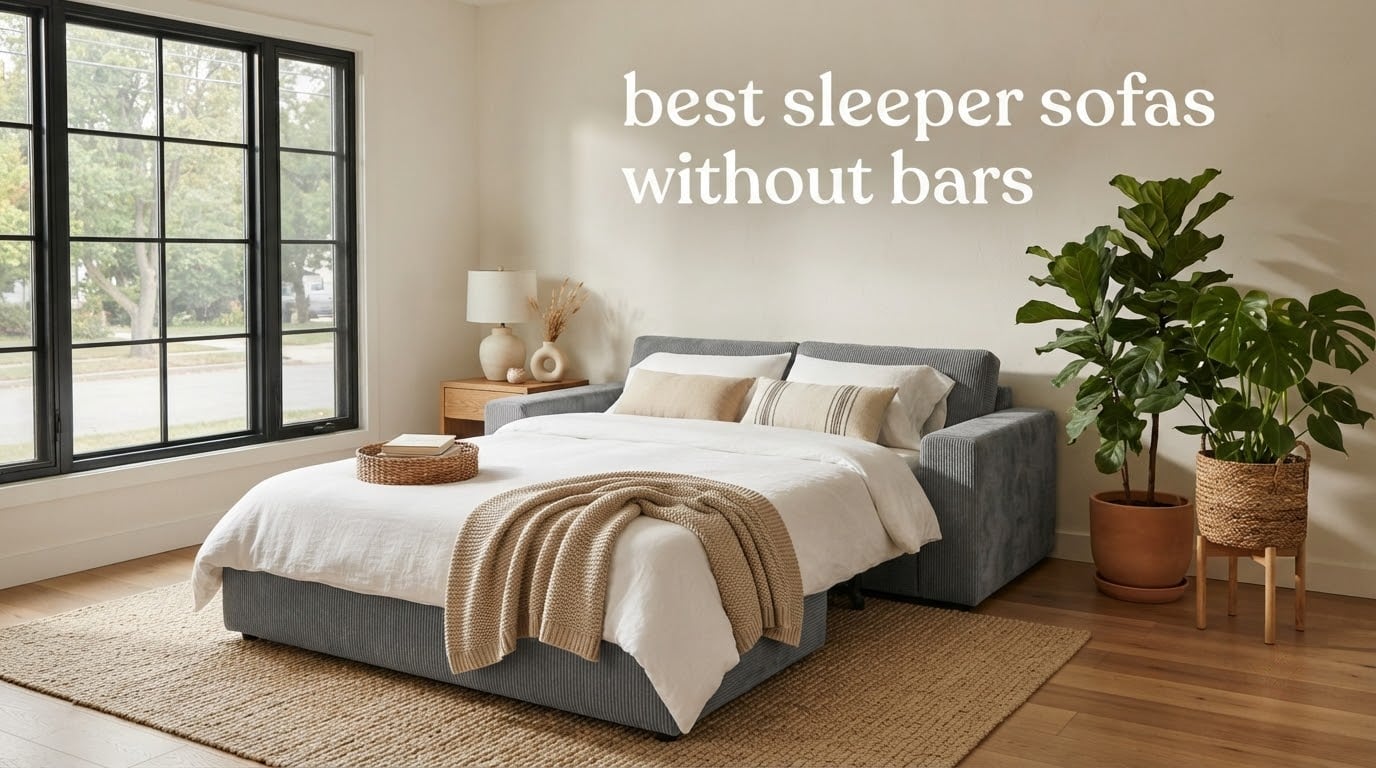 best sleeper sofas without bars