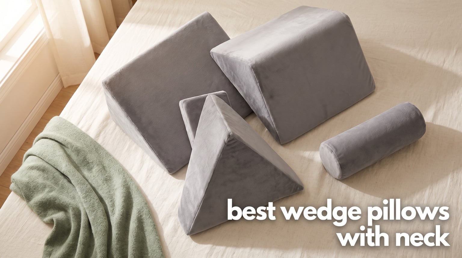 best wedge pillows with neck