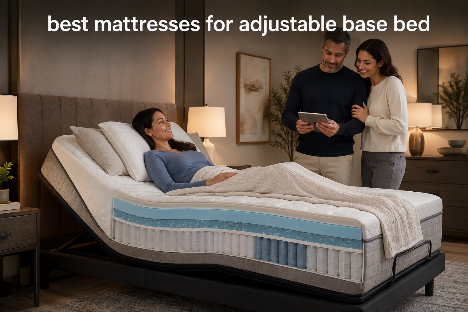 best mattresses for adjustable base bed