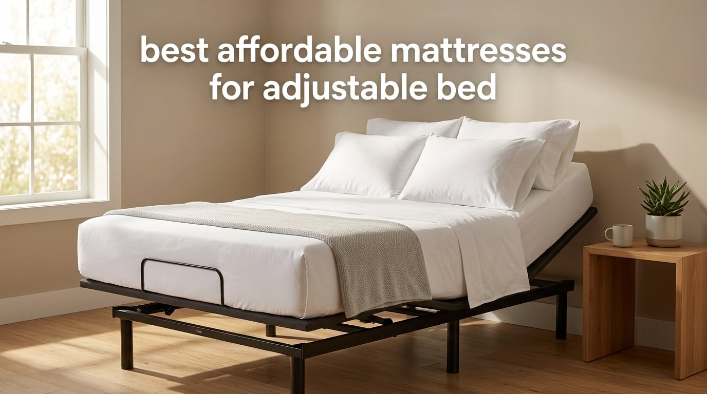 best affordable mattresses for adjustable bed