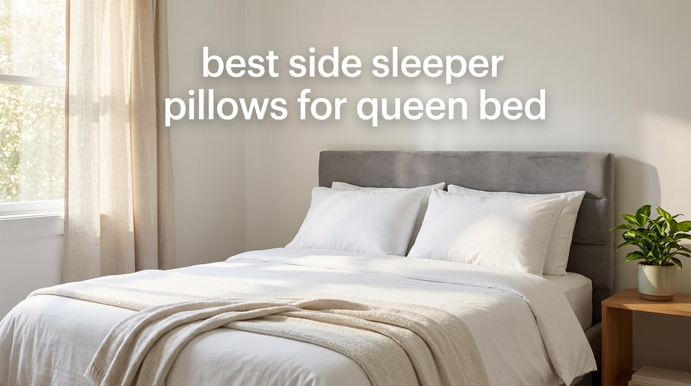 best side sleeper pillows for queen bed