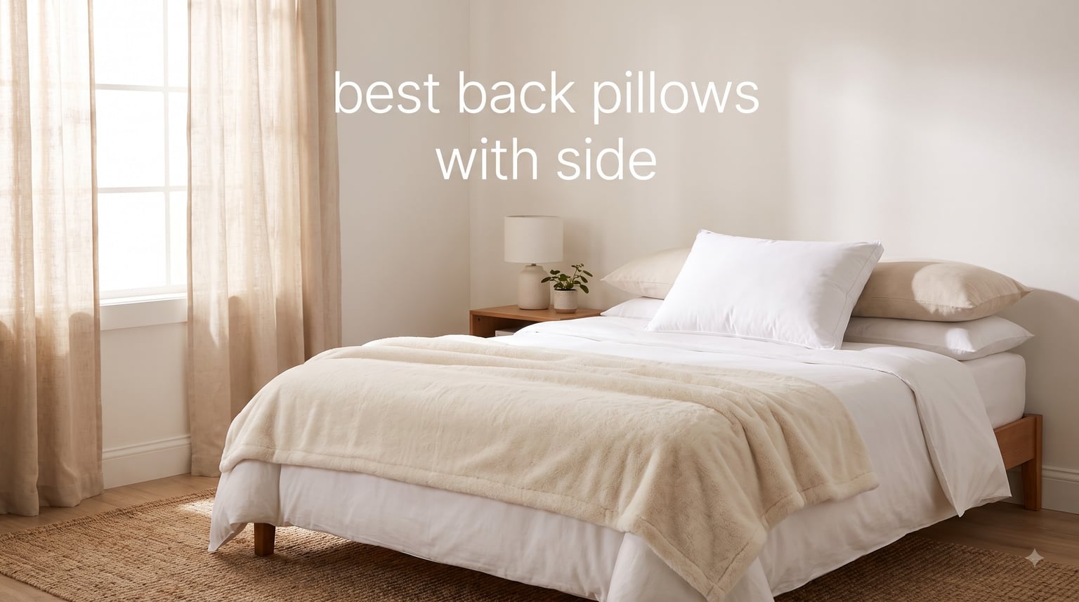 best back pillows with side