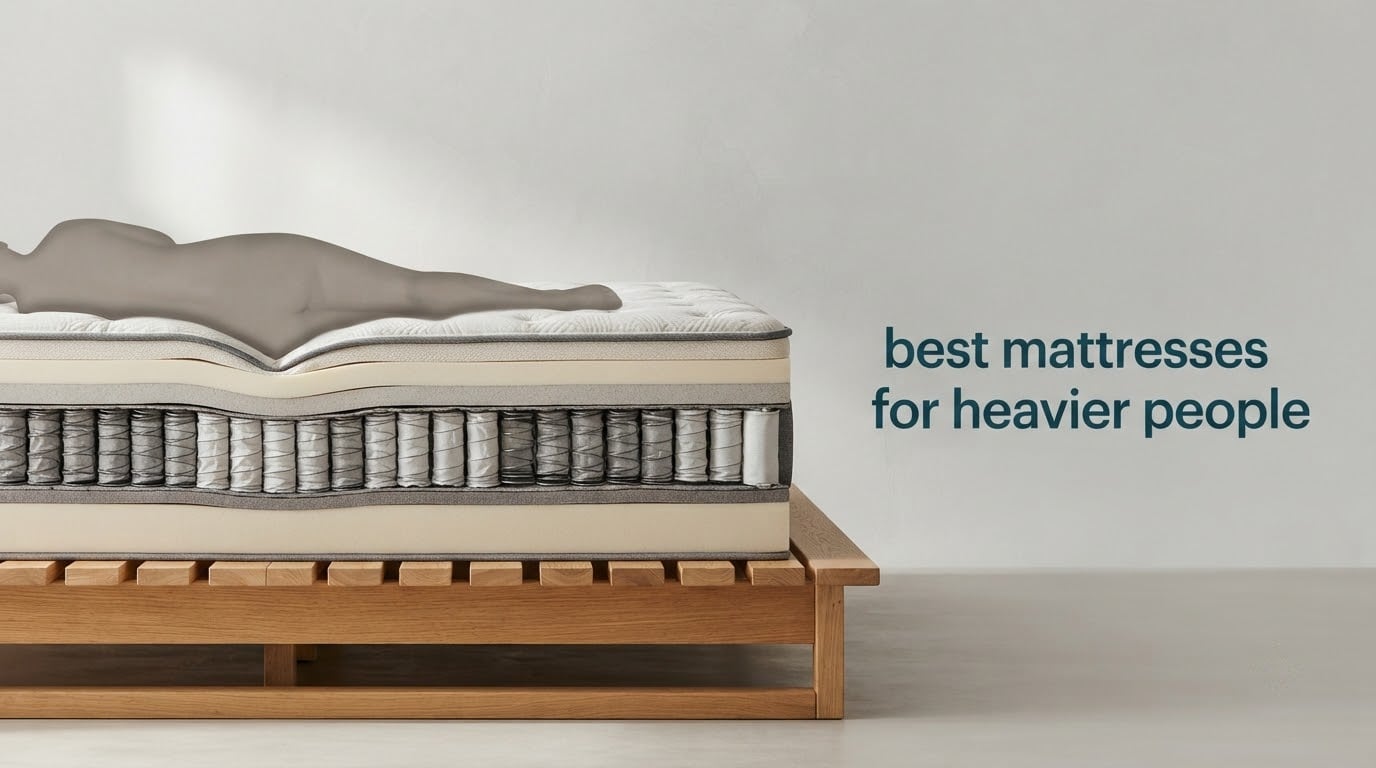 best mattresses for heavier people