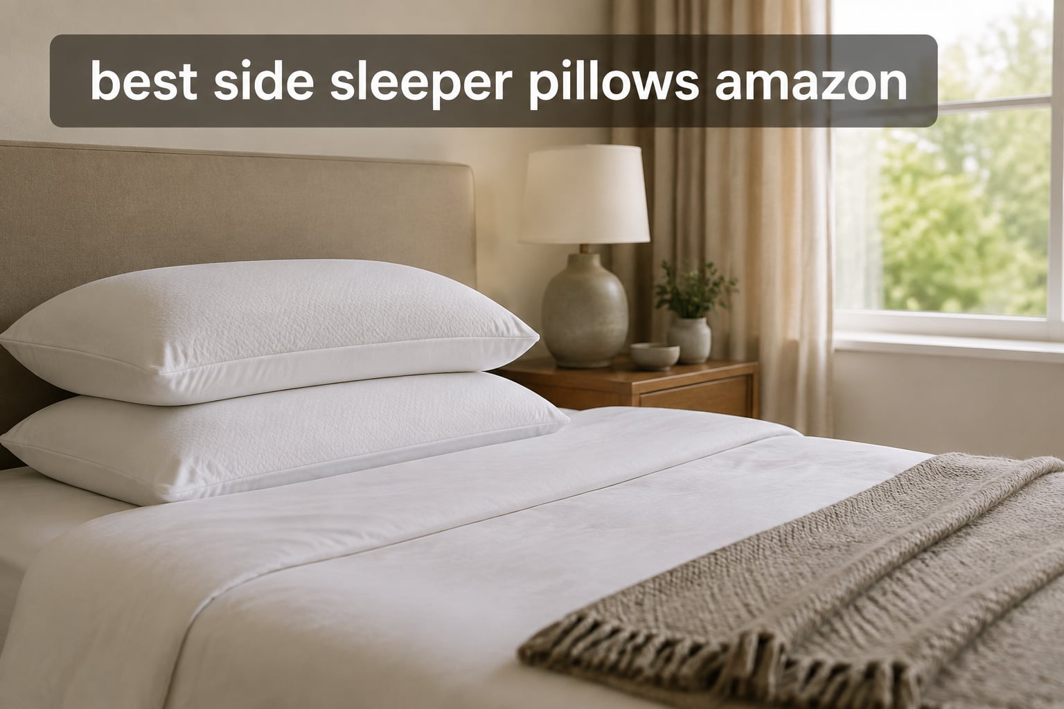best side sleeper pillows amazon
