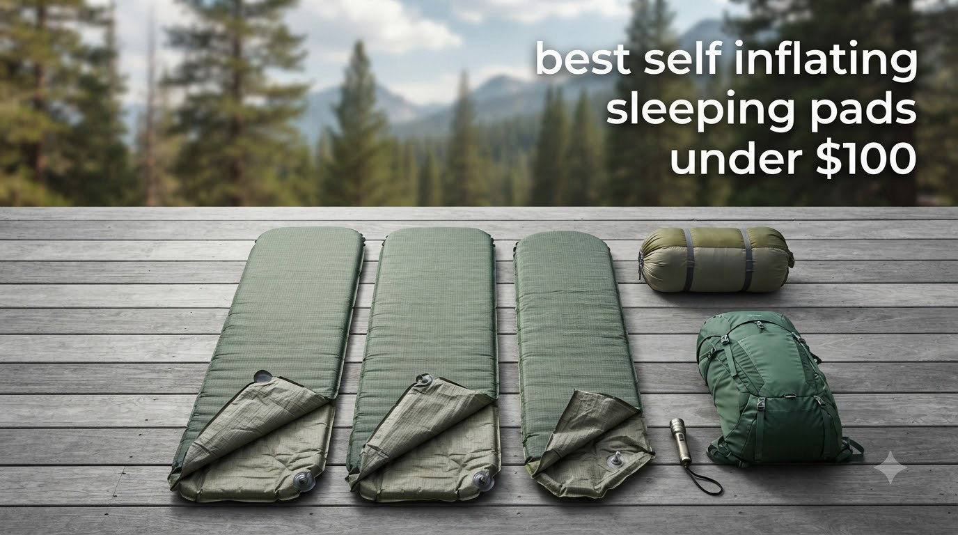 best self inflating sleeping pads under $100