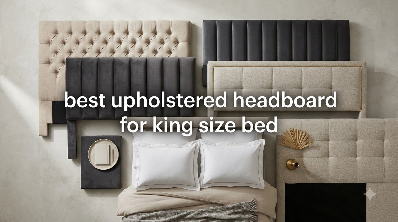 best upholstered headboard for king size bed