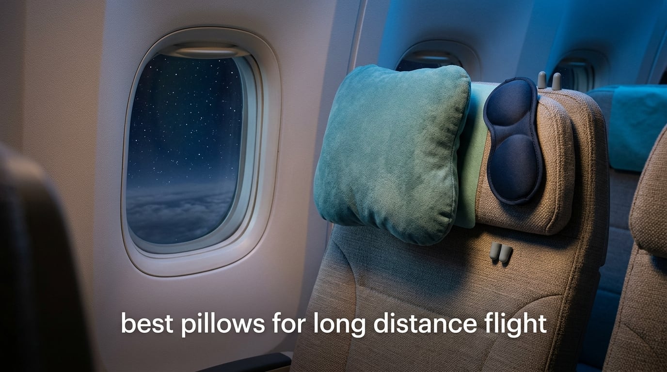 best pillows for long distance flight