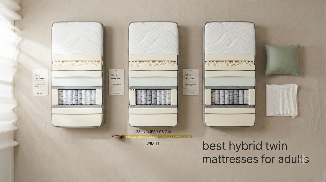 best hybrid twin mattresses for adults