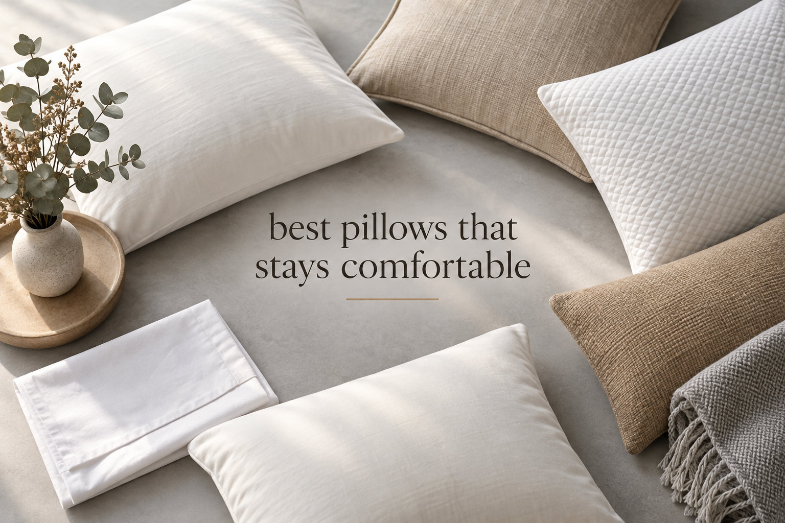 best pillows that stays comfortable