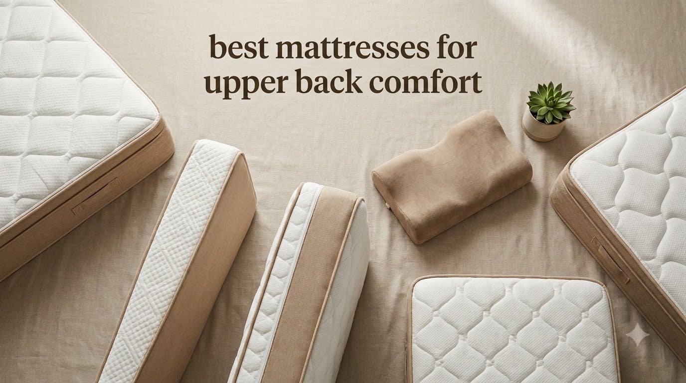 best mattresses for upper back comfort
