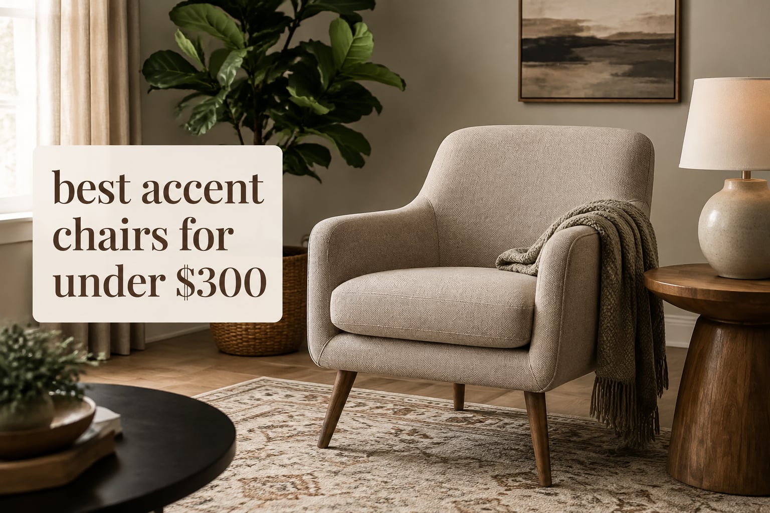best accent chairs for under $300